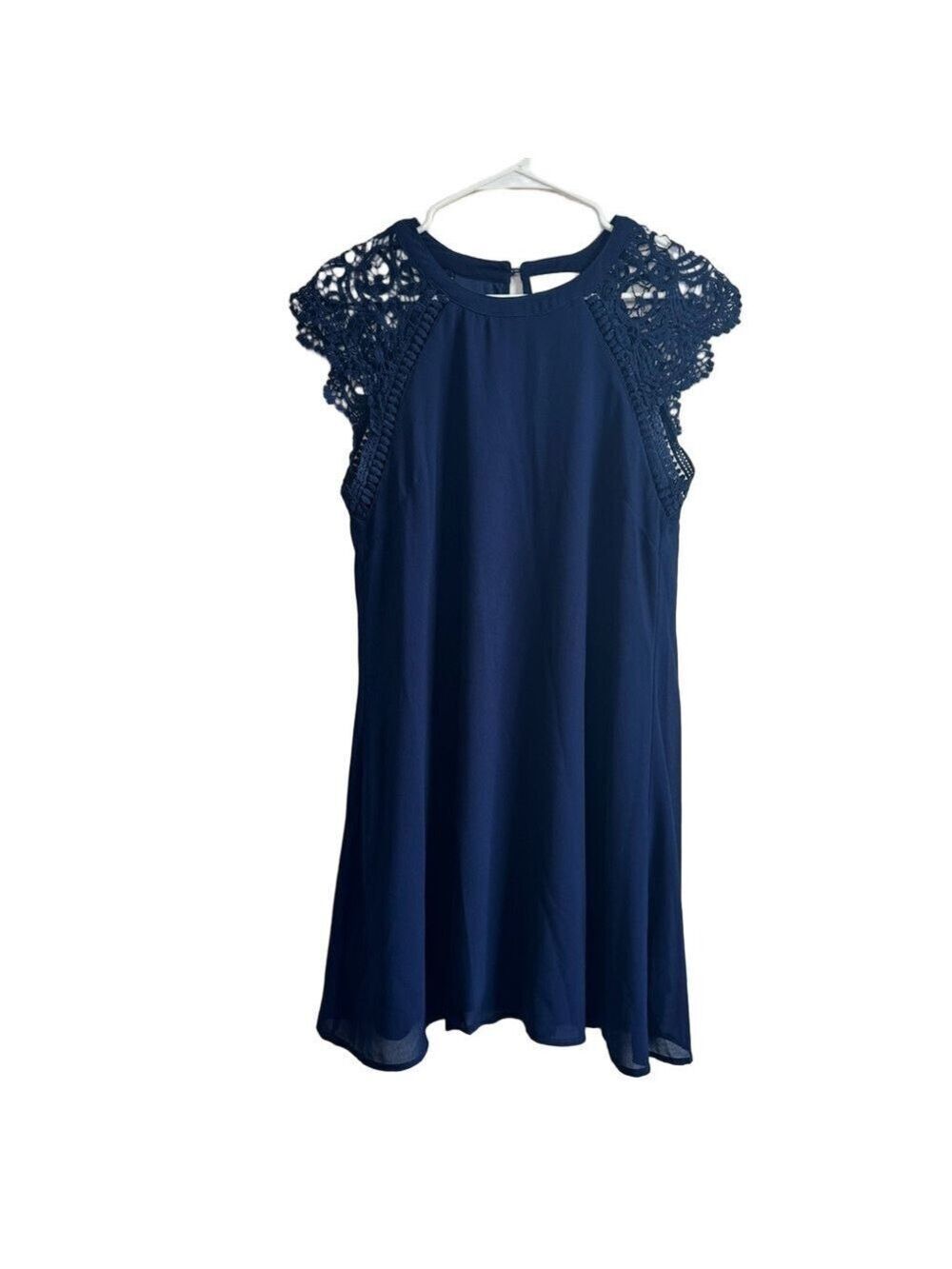 ALTAR’D STATE Lace-Sleeve Midi Dress